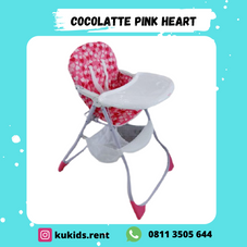 Gambar Cocolatte Pink heart high chair