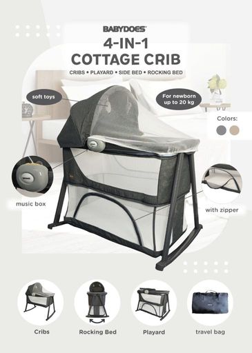 Cottage 4 store in 1 crib