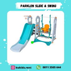 Gambar Parklon Little castle slide & swing 3 in 1