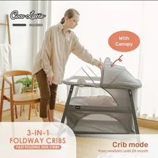 Gambar Cocolatte Box bayi cocolatte foldways crib 3-in-1
