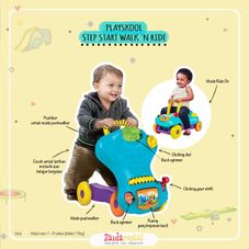 Gambar Playskool 2 in 1 step n ride on walker