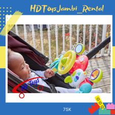 Gambar Mainan bayi Setir mobil di stroller