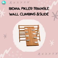 Gambar Bioma Pikler triangle wall climbing&slide