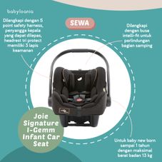 Gambar Joie I-gemm infant car seat 
