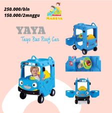 Gambar Yaya Tayo roof car / mobil anak