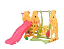 Gambar Labeille Bunny slide swing and grow activity yellow