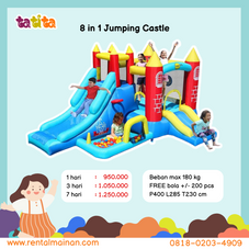Gambar Happy hop 8 in 1 jumping castle