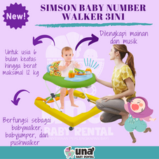 Gambar Simson baby Babywalker 3in1