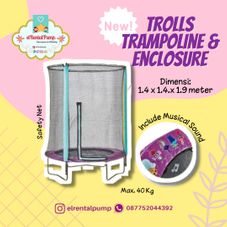 Gambar Plum Trolls trampoline & enclosure