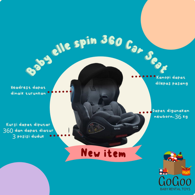 Sewa Babyelle Spin 360 BE 832 BC Gogoo Baby rent