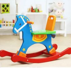 Gambar Wooden Rocking horse