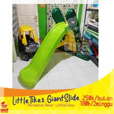 Gambar Little tikes Easy store giant slide evergreen