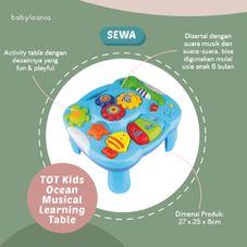 Gambar Tot kids Ocean musical learning table