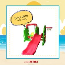 Gambar Korea Bear slide with swing