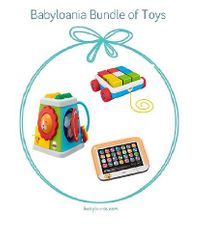 Gambar Bundle Of toys 25 : fisher price pull along activity blocks, fisher price take and turn activity cube, dan  fisher price laugh & learn smart stages tablet 