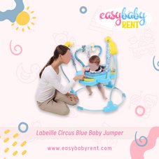 Gambar Labeille Circus blue baby jumper