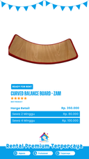 Gambar Zam Curved balance board