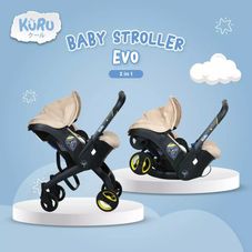 Gambar Kuru Stroller carseat kuru evo 2 in 1