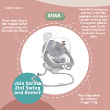 Gambar Joie Serina 2in1 swing and rocker