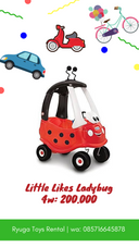 Gambar Little tikes  Ladybug coupe