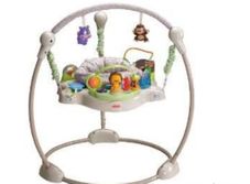 Gambar Fisher price Jumperoo khaki sand