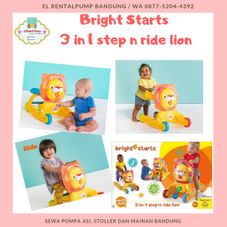 Gambar Bright starts Bright starts 3 in 1 step n ride lion