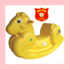 Gambar Labeile Rocking horse kuning