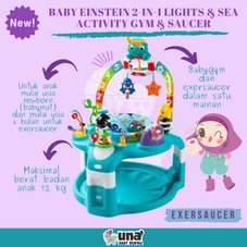 Gambar Baby einstein Baby einstein 2 in 1 light snd sea activity gym and saucer