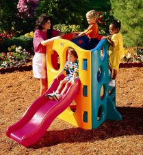 Gambar Little tikes Wave climber slide