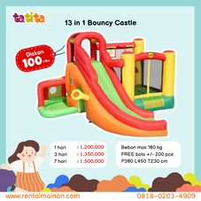 Gambar Happy hop 13 in 1 bouncy castle