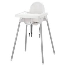Gambar Ikea High chair white + toys baby