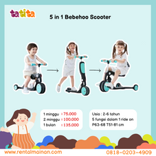 Gambar Xiaomi Bebehoo 5 in 1 balance bike scooter