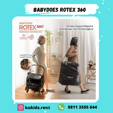 Gambar Babydoes Stroller rotex 360 hitam