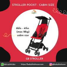 Gambar Gb pockit Stroller gb pockit red - 02
