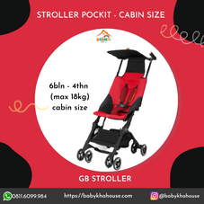 Gambar Gb Stroller gb pockit merah - 2 - cabin size