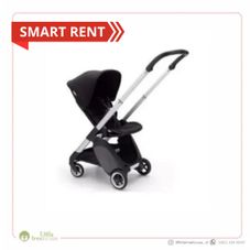 Gambar Bugaboo Ant stroller frame black silver – smart rent