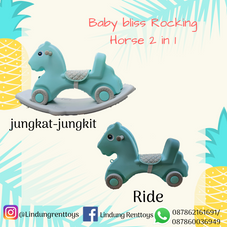 Gambar Baby bliss Rocking horse 2in1