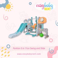 Gambar Parklon 5 in 1 fun swing n slide