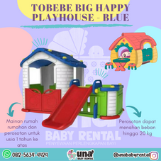 Gambar Tobebe Big happy playhouse and slide