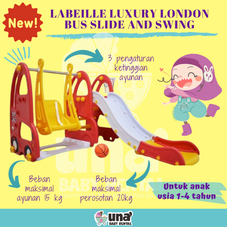 Gambar Labeille Luxury london bus slide and swing