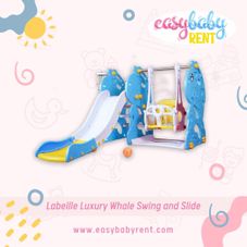 Gambar Labeille Luxury whale swing and slid