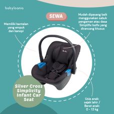 Gambar Silver cross Simplicity infant car seat