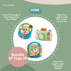 Gambar Bundle Of toys 14 : fisher price laugh & learn sing & learn music player, fisher price laugh & learn click n learn camera toy & fisher price laugh & learn storybook rhymes