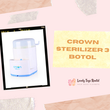 Gambar  Crown sterilizer 3 botol sterilizer