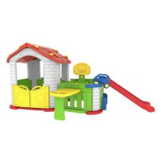 Gambar Tobebe Tobebe big happy playhouse slide with table chair