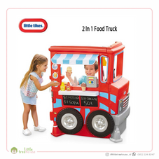 Gambar Little tikes 2 in 1 food truck kitchen red