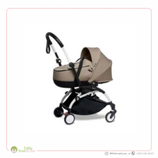 Gambar Babyzen yoyo Bassinet - taupe - frame rangka silver black