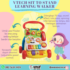 Gambar Vtech Pushwalker sit to stand learning walker