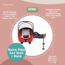 Gambar Nuna Pipa car seat + base