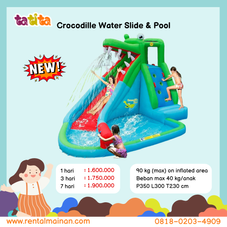 Gambar  Crocodille water slide & pool